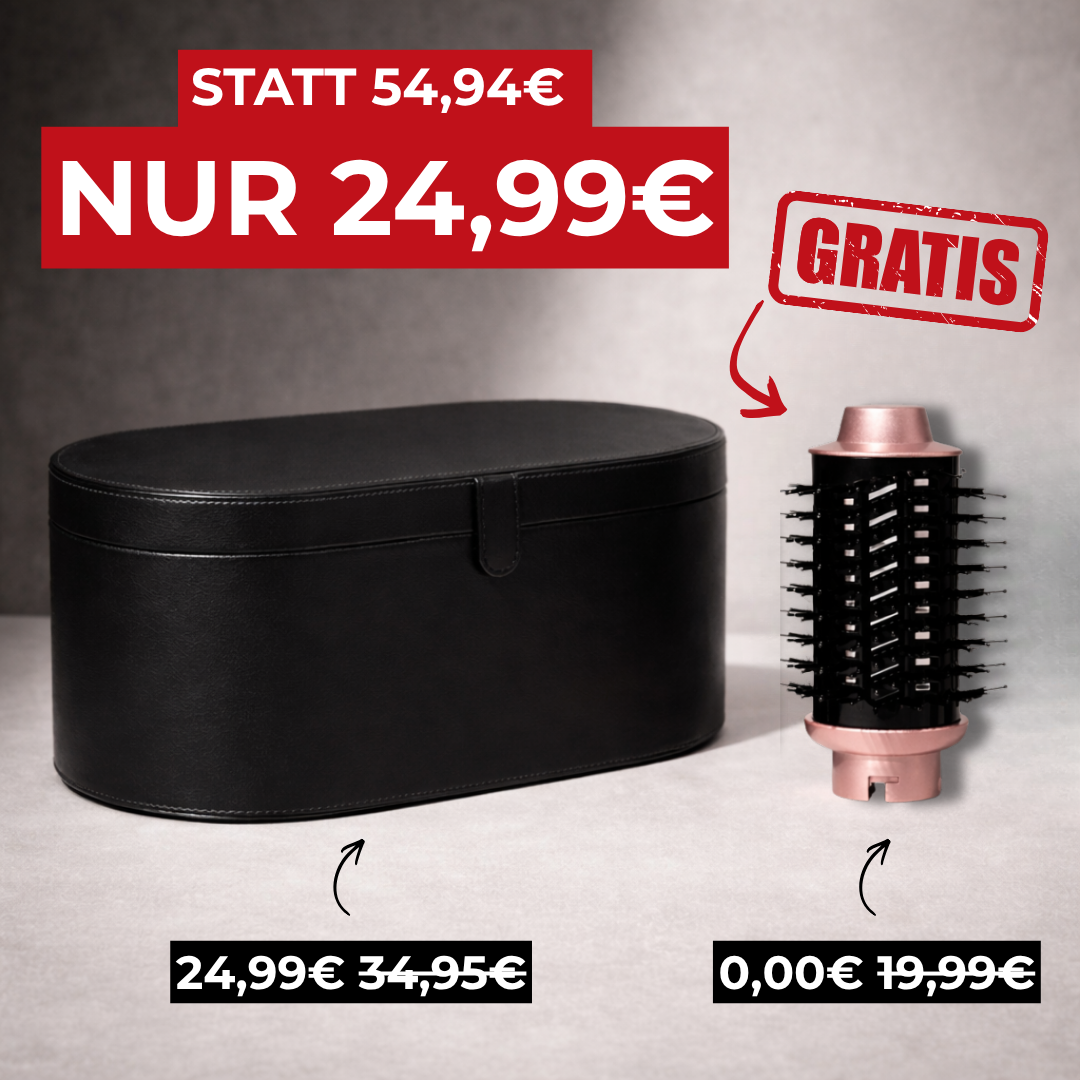 Aufbewahrungsbox + Blowoutbürste (GRATIS)