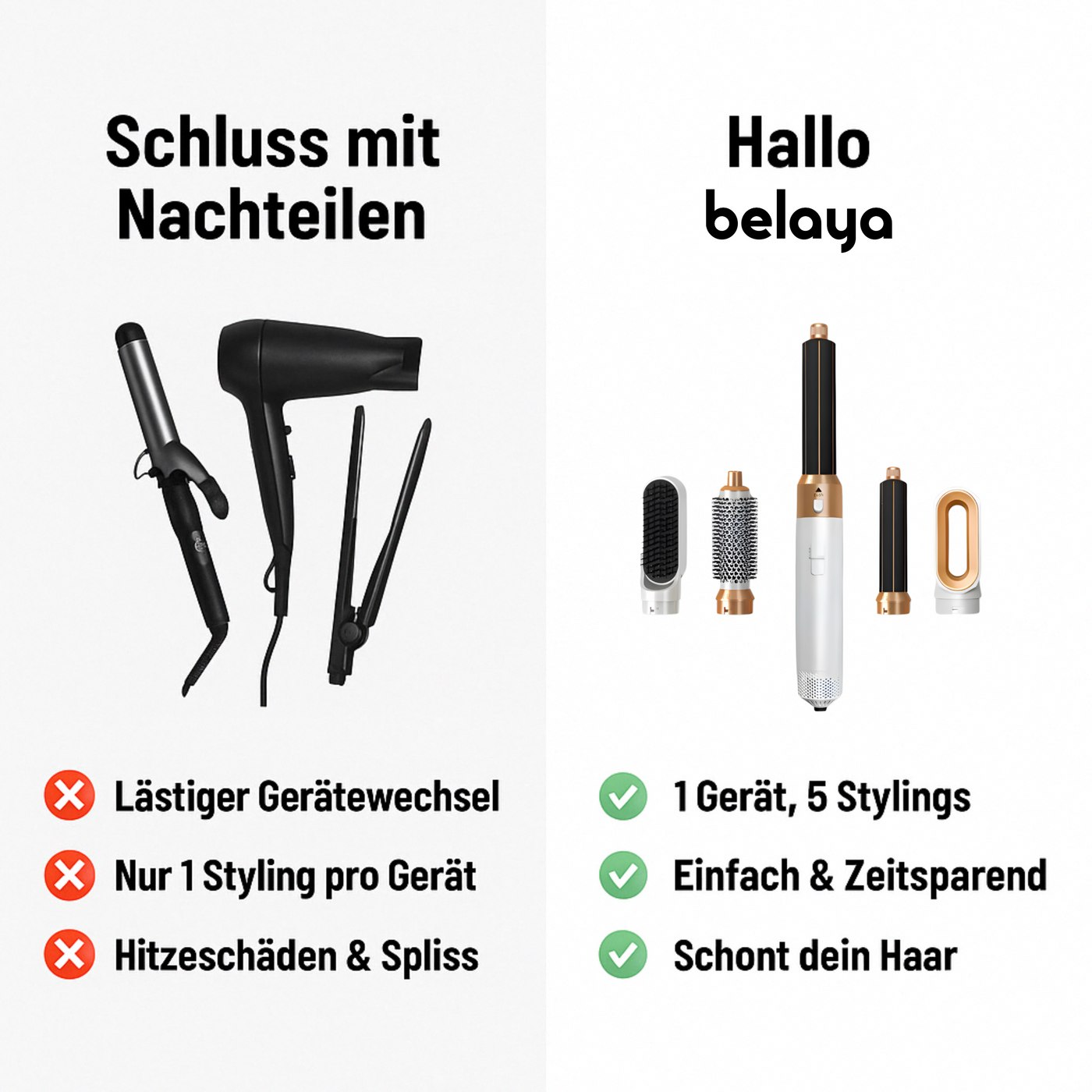 BELAYA'S - 5 IN 1 LUXUS-HAARSTYLER