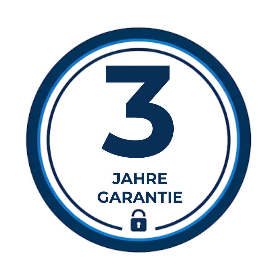 3 Jahre Garantie