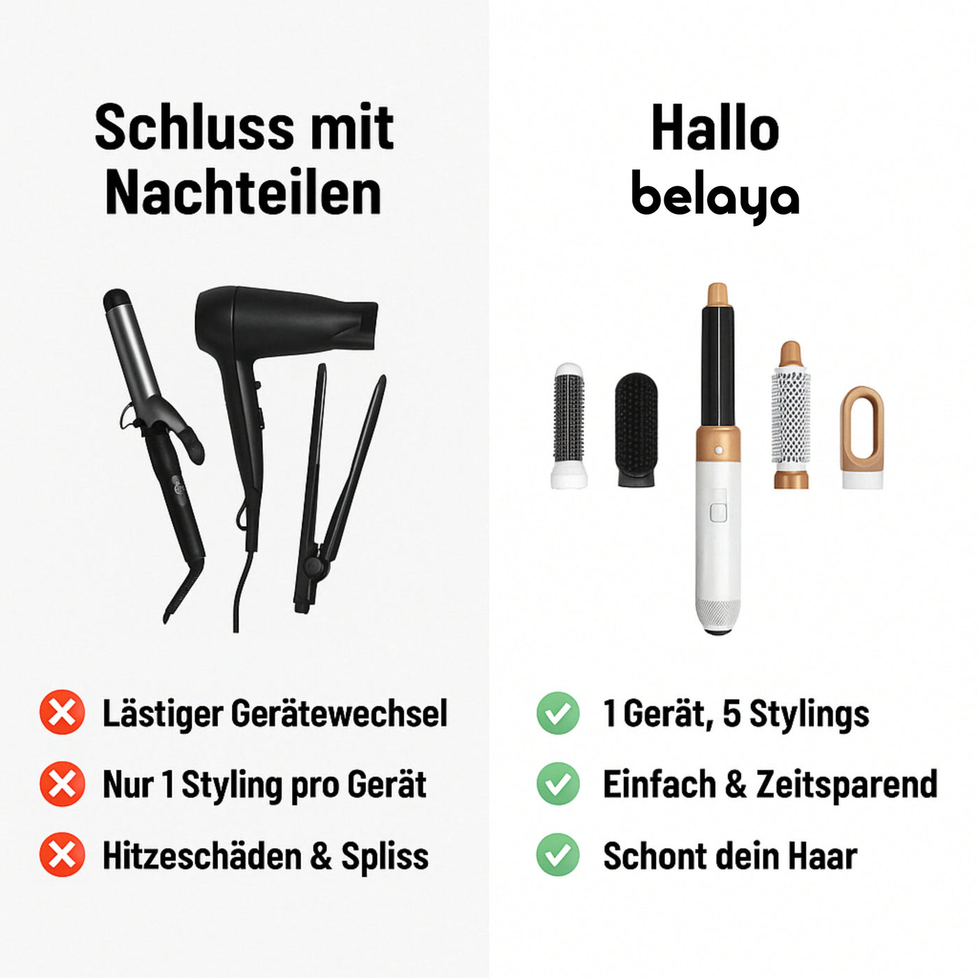 BELAYA'S - 5 IN 1 LUXUS-HAARSTYLER